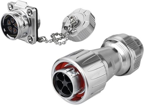 DZ-20 aviation with four holes for partition, 3-core high and low temperature resistant metal cover, 2-12-core solar car connector(5 core) in Saudi Arabia