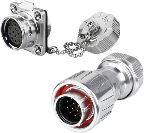 DZ-20 aviation with four holes for partition, 3-core high and low temperature resistant metal cover, 2-12-core solar car connector(5 core) in Saudi Arabia