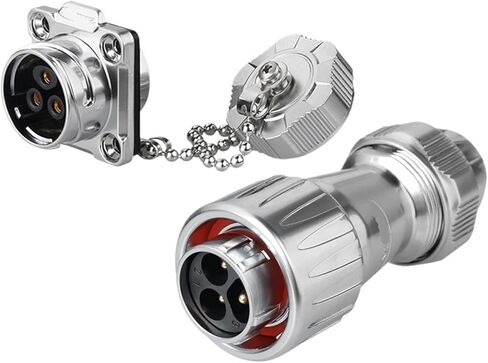 DZ-20 aviation with four holes for partition, 3-core high and low temperature resistant metal cover, 2-12-core solar car connector(5 core) in Saudi Arabia