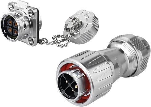 DZ-20 aviation with four holes for partition, 3-core high and low temperature resistant metal cover, 2-12-core solar car connector(5 core) in Saudi Arabia