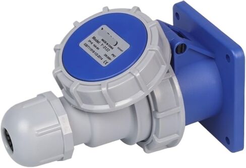 IP67 waterproof industrial aviation male and female docking three-core 32A three-phase explosion-proof socket(Surface mounted suit) in Saudi Arabia