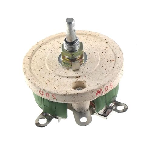 BC1 50 واط مقاومة متغيرة دوارة عالية الطاقة، مقاوم قرص جرح الأسلاك، تعديل انزلاقي متغير، أخضر وأبيض in Kuwait