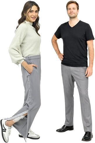 Inspired Comforts Unisex Tearaway Post Surgery Recovery Pants with Side Snaps & Pockets in Saudi Arabia