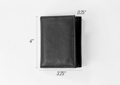 Rico Industries NFL Baltimore Ravens Trifold Wallet, Black - Laser Engraved Vegan Leather, 6 Card Slots, ID Window in Saudi Arabia