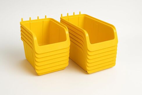 منظم حائط بيجبورد من WallPeg مقاس 60.96 سم × 111.4 سم - مجموعة (PK-312-B) ملحقات منظم لوحة الوتد لتخزين لوحة بيجبورد المرآب، وتنظيم الأدوات والحرف مع بيجبورد. الخطافات وصناديق الوتد in Kuwait