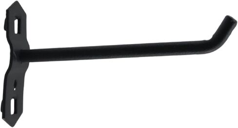Pegboard Hooks Heavy Duty Metal Steel 3/8" Square Hole Peg Hooks Suitbale for 1.5" Spaced Pegboards Garage Wall Hooks for Organizing Tools in Home or Garage 4" Length Black- 4pcs in Saudi Arabia