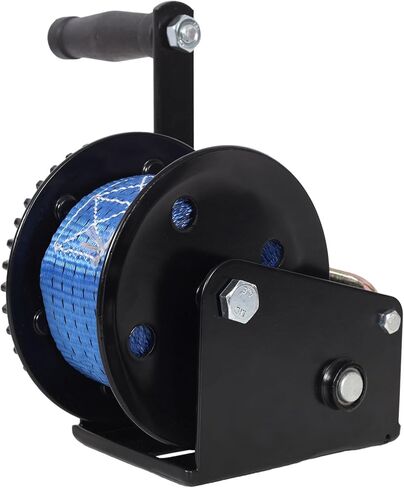 ونش يدوي 1200 رطل مع حزام أزرق بطول 19.6 قدم - ونش يدوي كرنك، سقاطة ثنائية الاتجاه، نسبة تروس 4.1:1، ونش مقطورة محمول للقارب ATV Jet Ski in Kuwait