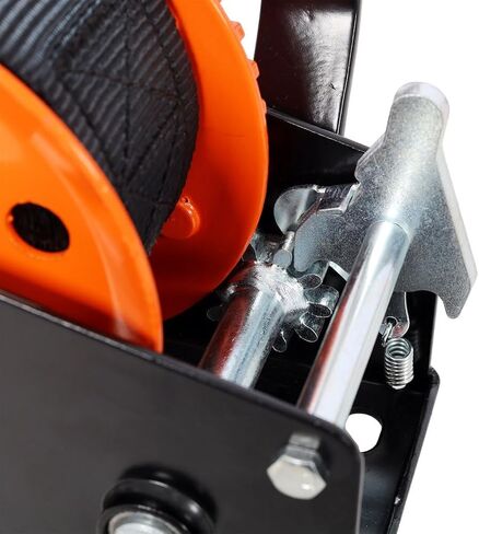 ونش يدوي 1200 رطل مع حزام 19.6 قدم - ونش يدوي كرنك، سقاطة ثنائية الاتجاه، نسبة تروس 4.1:1، ونش مقطورة محمول للقارب ATV Jet Ski in Kuwait