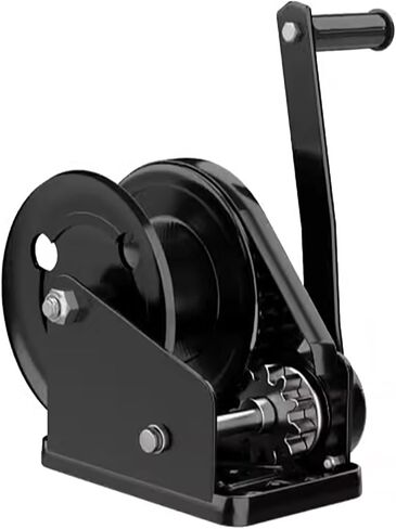 Manual Winch Bidirectional Ratchet, Marine Winch Without Wire Rope, Jet Ski Trailer Winch with 1100KG/2400IB Capacity, Gear Ratio 4:1 Corrosion Resistant Winch(800kg/1763Lb) in Saudi Arabia