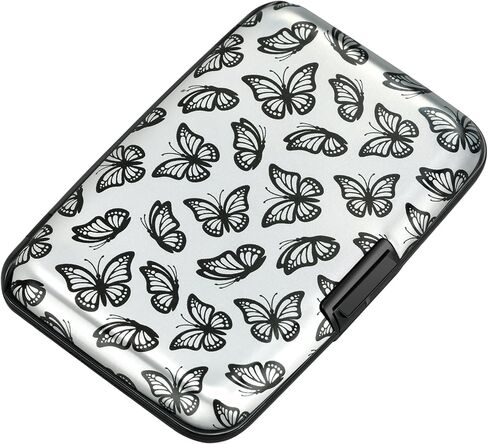 Elfish Mini RFID Aluminium Wallet بطاقات الائتمان حامل بطاقة العمل حالة معرف المعادن للرجال للنساء (عباد الشمس) in Kuwait