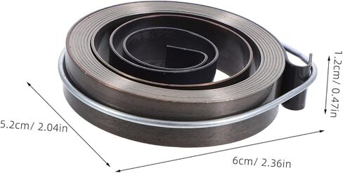 2pcs Heavy Duty Drill Press Return Spring Precision Quill Feed Coil Spring for Bench Drills Easy Installation Versatile Compatibility Boosts Efficiency and Performance in Saudi Arabia