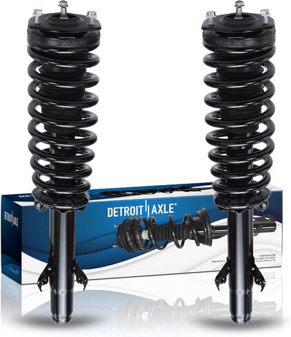Detroit Axle-2 Struts Front For Ford Edge ، 11-15 Lincoln Mkx Complete 2 Struts مع Coil Spring 2011 2012 2013 2014 rection install struck assembly in Kuwait
