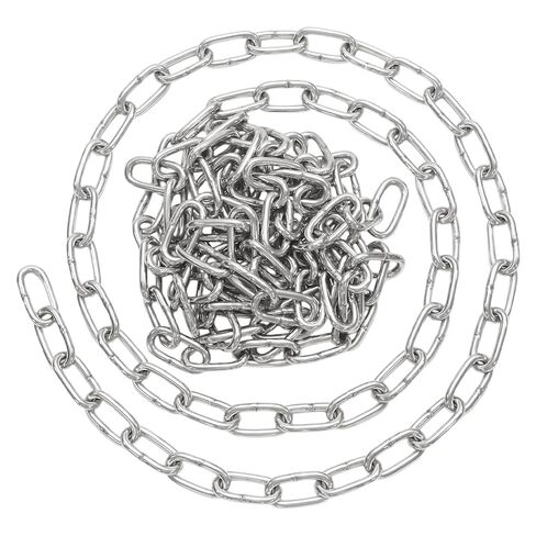 سلسلة من الفولاذ المقاوم للصدأ 304، سلسلة شديدة التحمل، سلسلة تعليق، للوحات الإعلانية، لوحات الأبواب، سلاسل الإضاءة، الكرسي (الطول: 4 م / 13.1 قدم، السُمك: 2 مم / 0.08 بوصة) in Kuwait