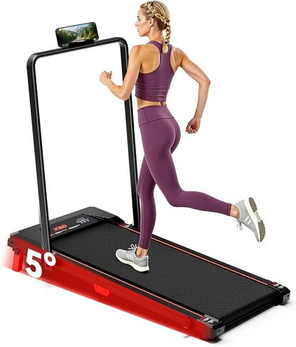 Walking Pad with Incline,XBD Under Desk Treadmill for Home Small Office,2.5HP Low Noise Portable Treadmill with 330 Lbs Capacity,Remote Control and LED Display in Saudi Arabia
