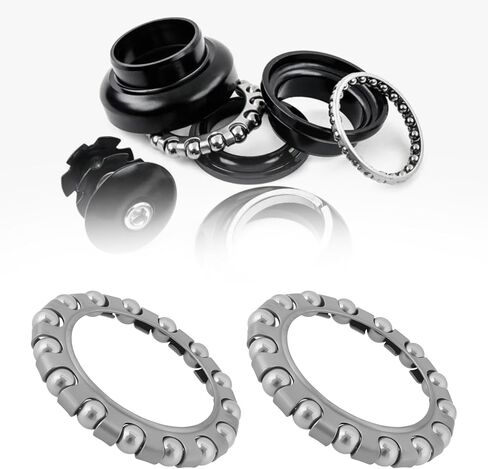 4pcs 4.76x15 Headset Bearings 3/16" x15 Compatible with BMX 1" Steerer 32.5mm Cup in Saudi Arabia