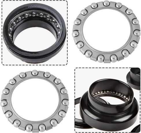 4pcs 4.76x15 Headset Bearings 3/16" x15 Compatible with BMX 1" Steerer 32.5mm Cup in Saudi Arabia