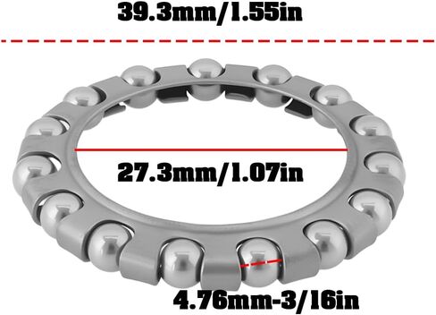 4pcs 4.76x15 Headset Bearings 3/16" x15 Compatible with BMX 1" Steerer 32.5mm Cup in Saudi Arabia