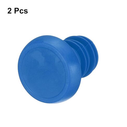 HARFINGTON 1 Pairs Bike Handlebar End Plugs Bar End Caps Expanding Locking Handlebar End Plugs for Most Bike MTB Road BMX Fixed Gear Bike, Blue in Saudi Arabia