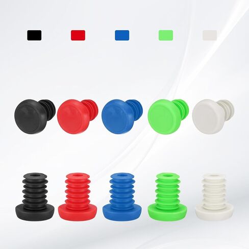 HARFINGTON 1 Pairs Bike Handlebar End Plugs Bar End Caps Expanding Locking Handlebar End Plugs for Most Bike MTB Road BMX Fixed Gear Bike, Blue in Saudi Arabia