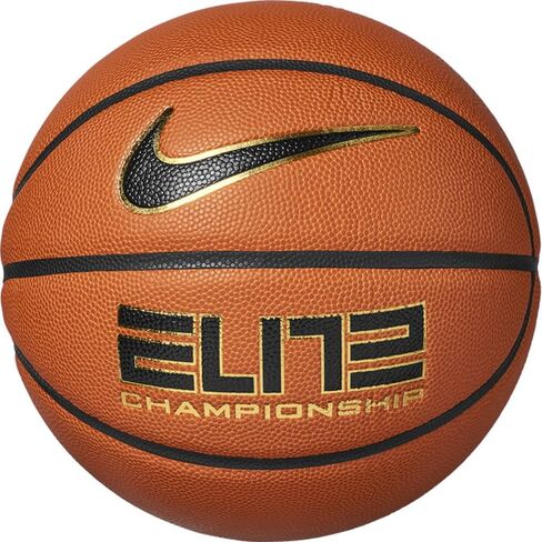 NIKE BS3052-891 Basketball #7 Elite Championship 8P 2.0 Amber/Black/Metallic Gold in Saudi Arabia