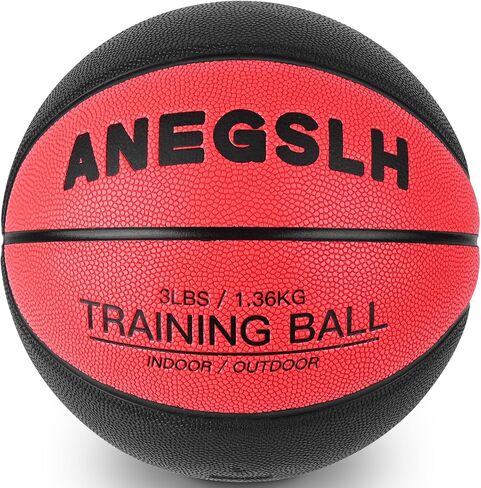 Size 7 Weighted Heavy Basketball 29.5" Indoor & Outdoor Training Ball for Strength, Dribbling, Shooting, Enhanced Basketball Skills and Daily Practice in Saudi Arabia