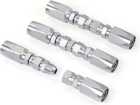 AEE2-2Pcs Hydraulic Hose Field Fittings Repair Kit And 5Pcs Small Repair Parts, Reusable Hydraulic Repair Fittings in Saudi Arabia