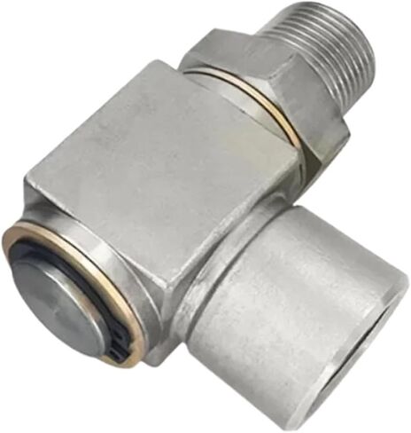 1PCS Hydraulic Rotary Joint Universal 360 Degree High Pressure Rotating Right Angle Inch Thread(Internal thread,1/4") in Saudi Arabia