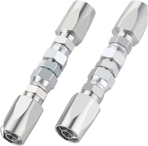 2Pcs Hydraulic Hose Repair Kit, Reusable, 2-Wire Reusable Hydraulic Repair Fitting in Saudi Arabia