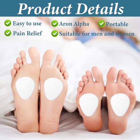 12 Pack Metatarsal Pads, Felt Metatarsal Foot Pads for Men Women, White Reusable Foot Pad for Balls of Feet, Small Felt Metatarsals Pad for Cushioning in Saudi Arabia