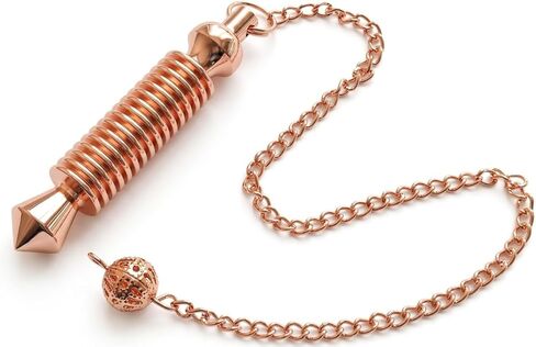 Lightweight Copper Cone Pendulum for Reiki Healing, Dowsing & Chakra Balancing – Solid Meditation Tool for Divination & Energy Cleansing in Saudi Arabia