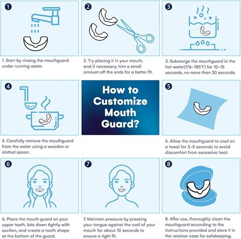 UNIEDI واقي الفم لطحن الأسنان والقبض عليها في الليل in Kuwait