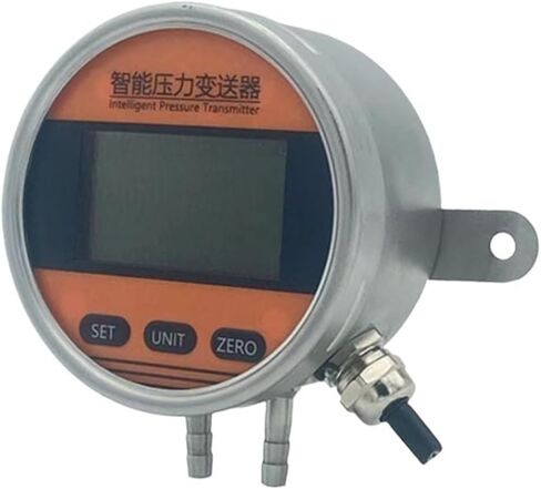 Differential Pressure Transmitter HDP822S Differential Pressure Type Intelligent Pressure Transmitter Stainless Steel Wind Pressure Digital Display(Output:4-20ma+rs485) in Kuwait