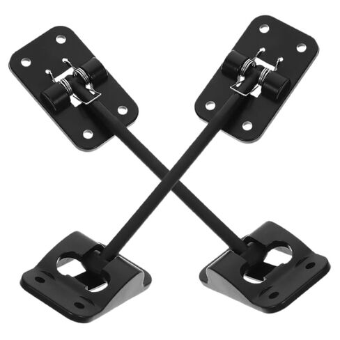 Outanaya 2Sets Rv Door Latch حاملات أبواب المقطورة المتينة للمنازل ذات المحركات، تصميم خطاف موثوق به للشحن الآمن والتخييم، استخدام المزالج شديدة التحمل لسيارات Rvs in Kuwait