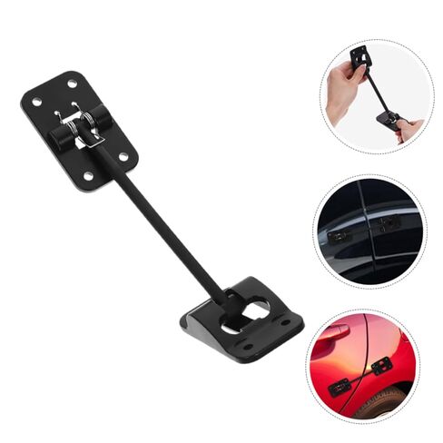 Outanaya 2Sets Rv Door Latch حاملات أبواب المقطورة المتينة للمنازل ذات المحركات، تصميم خطاف موثوق به للشحن الآمن والتخييم، استخدام المزالج شديدة التحمل لسيارات Rvs in Kuwait