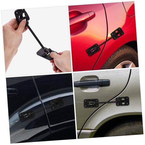 Outanaya 2Sets Rv Door Latch حاملات أبواب المقطورة المتينة للمنازل ذات المحركات، تصميم خطاف موثوق به للشحن الآمن والتخييم، استخدام المزالج شديدة التحمل لسيارات Rvs in Kuwait