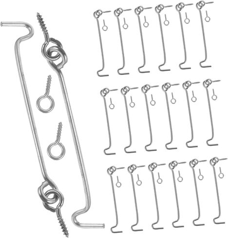 POPETPOP 20Sets Stainless Steel Latch for Doors and Windows Durable Window Latch Easy Installation for Residential and Commercial Use in Saudi Arabia