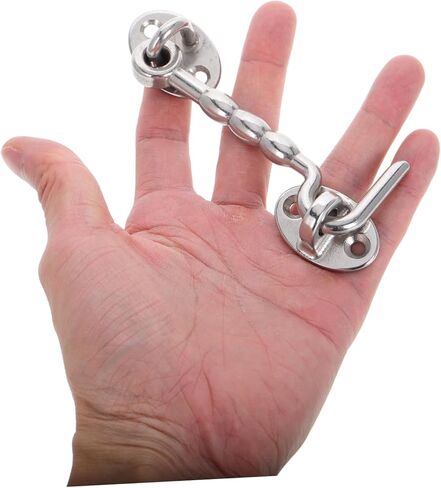 Stainless Steel Eye Hook Latch Windproof Design for Barn Doors Windows and Gates Durable Grade Security with Easy Installation Elegant Hook and Eye Latch in Saudi Arabia