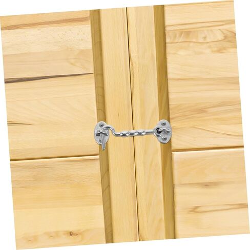 Stainless Steel Eye Hook Latch Windproof Design for Barn Doors Windows and Gates Durable Grade Security with Easy Installation Elegant Hook and Eye Latch in Saudi Arabia