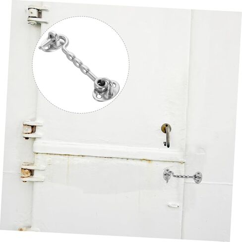 Stainless Steel Eye Hook Latch Windproof Design for Barn Doors Windows and Gates Durable Grade Security with Easy Installation Elegant Hook and Eye Latch in Saudi Arabia