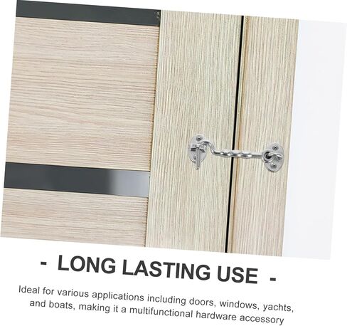 Stainless Steel Eye Hook Latch Windproof Design for Barn Doors Windows and Gates Durable Grade Security with Easy Installation Elegant Hook and Eye Latch in Saudi Arabia