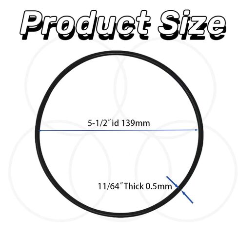 5 عبوات من حلقات Captain O-حلقات بديلة 151122 متوافقة مع مرشحات المياه Pentair Pentek Big Blue مقاس OEM ORing Buna-N in Kuwait