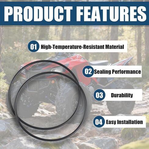 2 قطعة 91301-107-000 حلقة دائرية (75X2.5)، تناسب هوندا ATC125 185 200، CB100 125، CL100 125، CRF100 150 230، CT125، GL1500، MUV700، NX125، SL100، SL125، SXS1000، 700، TL125، TLR200، TRX125 200 400 420 in Kuwait