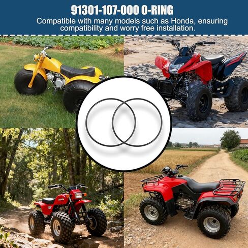 2 قطعة 91301-107-000 حلقة دائرية (75X2.5)، تناسب هوندا ATC125 185 200، CB100 125، CL100 125، CRF100 150 230، CT125، GL1500، MUV700، NX125، SL100، SL125، SXS1000، 700، TL125، TLR200، TRX125 200 400 420 in Kuwait