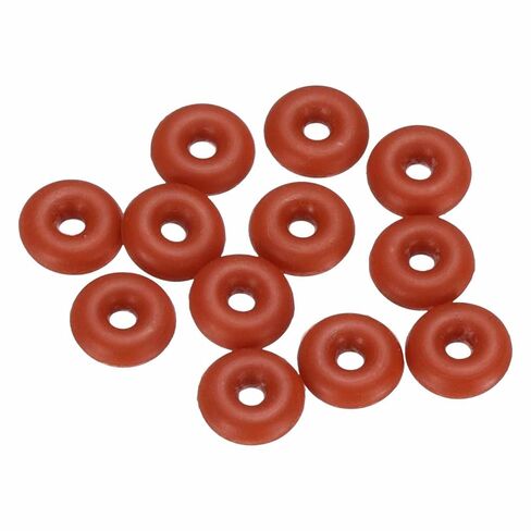 HARFINGTON 10pcs Silicone O-Ring 28mm OD 22mm ID 3mm Width Metric Sealing Gasket Plumbing VMQ Seal O-Ring Washer for Pressure Washer Air Gas Connections Auto Repair, Red in Saudi Arabia