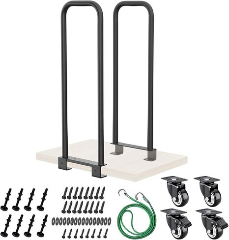 Cart Handle Dolly Converter 12.8 Inch Width x 38 Inch Height Steel Converter Arms 250LBS Capacity Panel Dolly Handling Equippment， Mattress Mover in Saudi Arabia