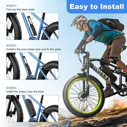 52V 25Ah Ebike Battery, E Bike Battery with 50A Smart BMS, LG Cell, 52 Volt Lithium Electric Bike Batteries for 250-1900W Bafang & Other Ebike Conversion Wheel(with Smart BMS) in Saudi Arabia