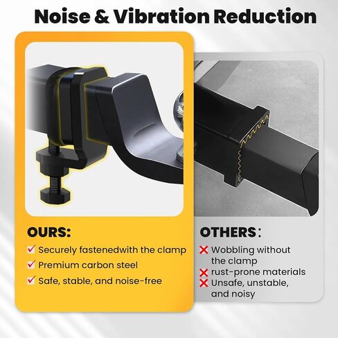2 inch Hitch Clamp, Anti Rattle Device for Trailer Hitch, Heavy Duty Hitch Tightener Stabilizer in Saudi Arabia