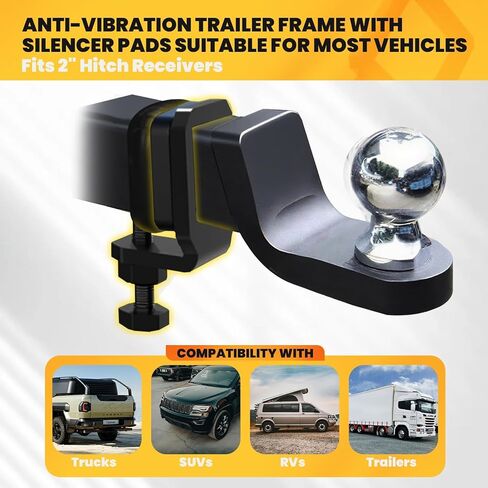 2 inch Hitch Clamp, Anti Rattle Device for Trailer Hitch, Heavy Duty Hitch Tightener Stabilizer in Saudi Arabia