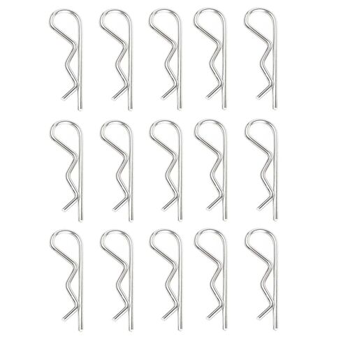 6Pcs Heavy Duty Cotter Pins,Hitch Pins Clip R Clips， Stainless Steel Spring Retaining Wire Hair Pins， Strong Spring Tension Large Hardware Pins for Trailer Tractors Mower Carts Truck Pin Clip M4x85mm in Saudi Arabia
