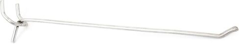 VICTORY DISPLAY & STORE FIXTURE MFG Made-in-USA 1/8-inch Thick Wire 8-inch Long Pegboard Hooks, Rust-Resistant and Corrosion-Resistant (25) in Kuwait